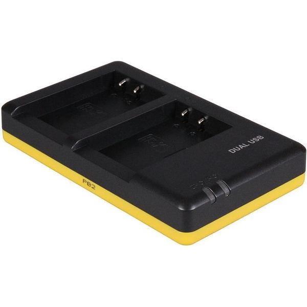 Huismerk Duo oplader voor 2 camera accu's Canon LP-E17
