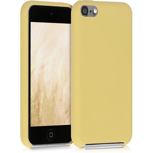 kwmobile hoes voor Apple iPod Touch 6G / 7G (6de en 7de generatie) - Beschermhoes voor mediaspeler - Backcover in mat geel