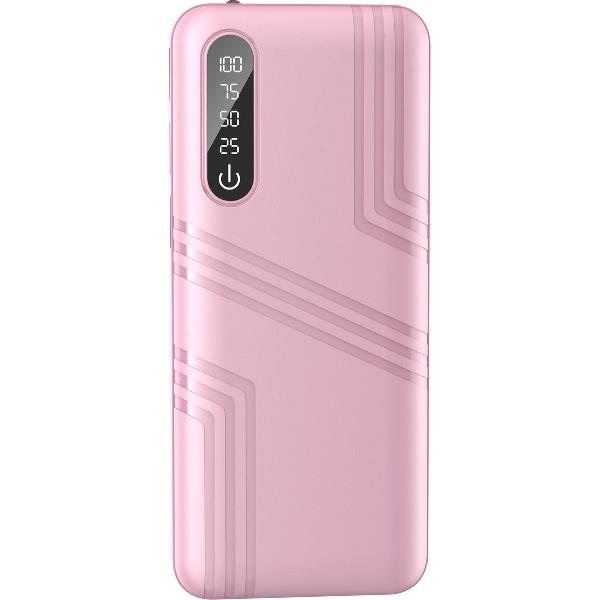 Powerbank 20.000 mAh – 3 apparaten tegelijk opladen – Geschikt voor elke smartphone of tablet – 6 x smartphone opladen – 3x USB – ingebouwde zaklamp – ROZE - PINK - powerbank SAMSUNG - powerbank IPHONE - FAST powerbank - HUAWEI - XIAOMI -