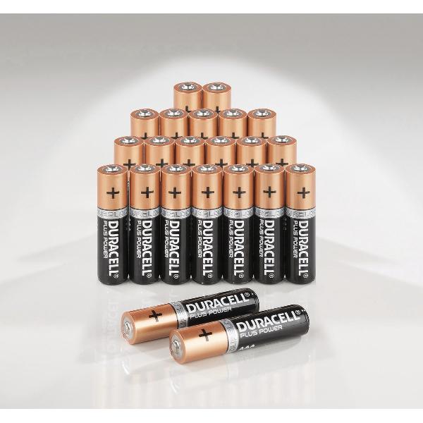 Duracell Plus alkaline AAA-batterijen, verpakking van 20