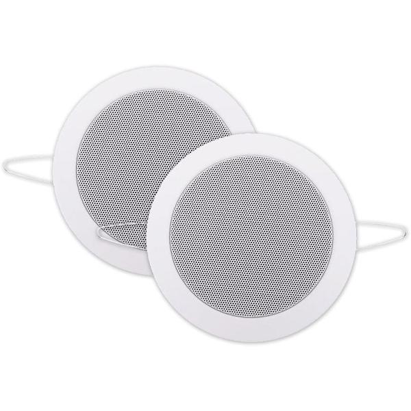 AquaSound Twist speakerset 45W 135 mm 2 stuks, wit