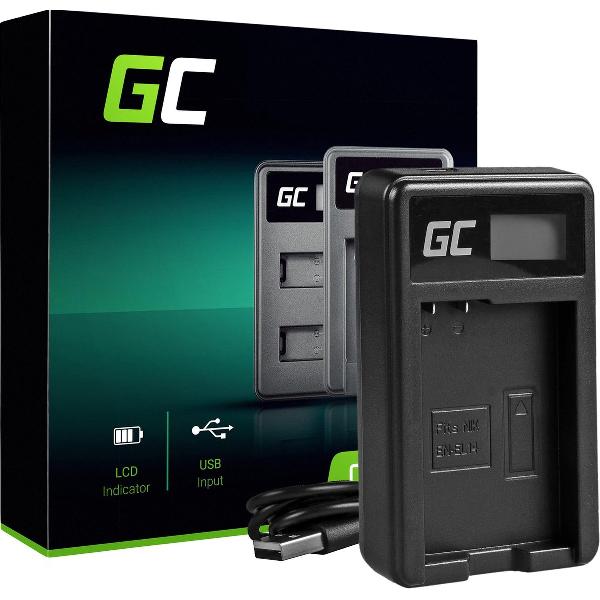 Batterij Oplader MH-24 voor Nikon EN-EL14, D3200, D3300, D5100, D5200, D5300, D5500, Coolpix P7000, P7700, P7800