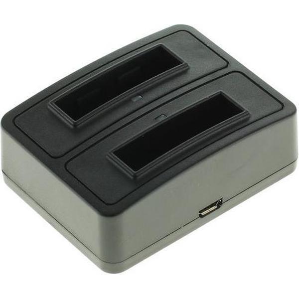 OTB Camera duo acculader compatibel met o.a. Konica Minolta NP-900 en Olympus Li-80B accu's