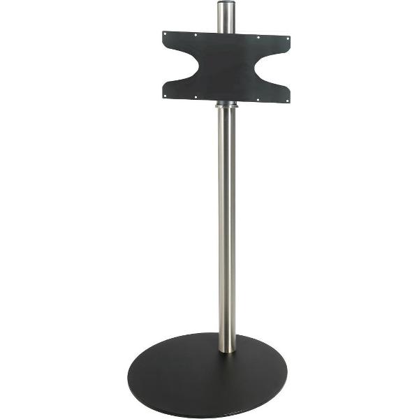 Cavus Sphere L 150cm Design Tv Vloerstandaard - Trendy Zwart Staal & RVS - Tv meubel geschikt voor 32-65 inch tot 30 kg - VESA 400x200 300x200