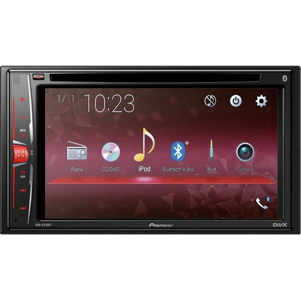 Pioneer AVH-A210BT Autoradio Dubbel din CD/DVD-USB-Aux-in - 4 x 50 W