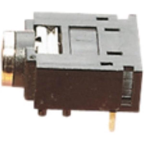 Electrovision 3,5mm Jack (v) PCB connector - plastic - 4 soldeerpunten / stereo