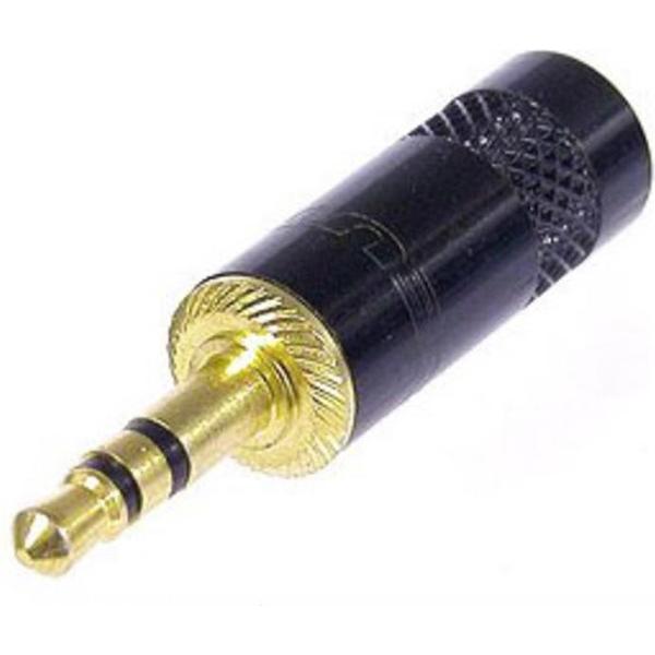 REAN NYS231BG 3,5mm Jack (m) connector - metaal - 3-polig / stereo