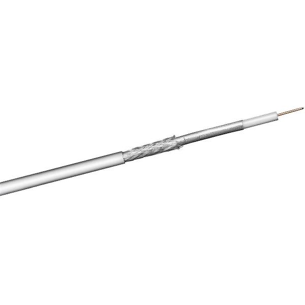 Goobay SAT KKS 100-68 50m coax-kabel Wit