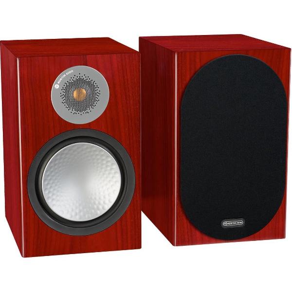 Monitor Audio Silver 100 - Hifi Boekenplank Luidspreker - Rosenut (Paar)