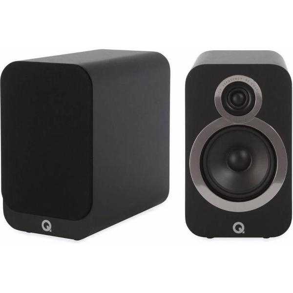 Q Acoustics 3020i Boekenplank Luidspreker - Mat Zwart (per paar)