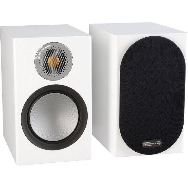 Monitor Audio Silver 50 satin white Monitor speaker (Set van 2)
