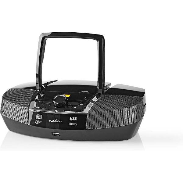 Boombox | 12 W | Bluetooth® | CD Player / FM Radio / USB / Aux | Black