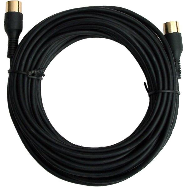 Cavus 8-pins DIN Powerlink PL8 kabel voor B&O / zwart - 15 meter