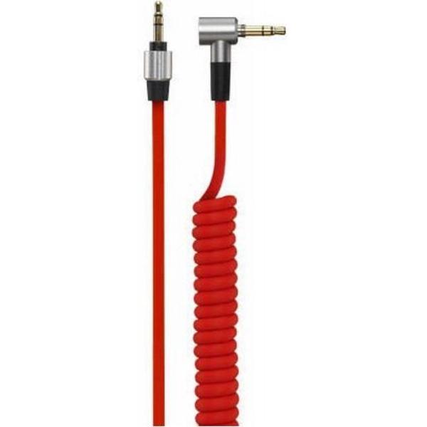 J&S Supply 3,5mm naar 3,5mm/6,35mm kabel - rood - 2 meter