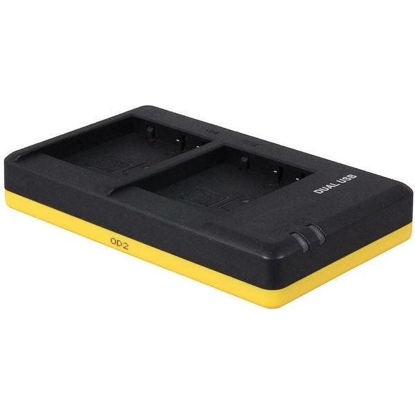Huismerk Duo oplader voor 2 camera accu's Panasonic DMW-BLG10