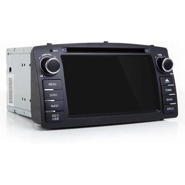 Toyota Corolla PX5 4+64GB 2002-2007 Android 10 navigatie en multimediasysteem Bluetooth USB WiFi Sd Kaart DVD Speler
