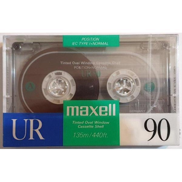 Audio Cassette Tape Maxell UR 90 / Uiterst geschikt voor alle opnamedoeleinden / Sealed Blanco Cassettebandje / Cassettedeck / Walkman / Maxell cassettebandje.