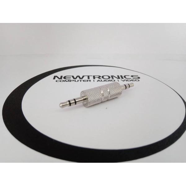 Newtronics Audio adapter 3.5mm mannelijk - 3.5mm mannelijk- stereo - Gender changer