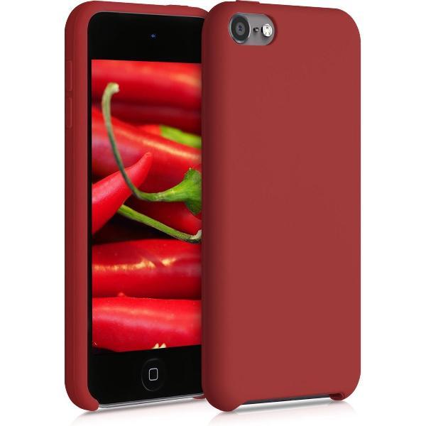 kwmobile hoes voor Apple iPod Touch 6G / 7G (6de en 7de generatie) - Beschermhoes voor mediaspeler - Backcover in rococco rood