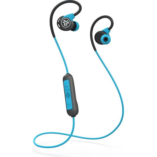 JLab Fit Sport 3 Draadloze Oordopjes - Bluetooth 5.0 - Zweetbestendig - Blauw