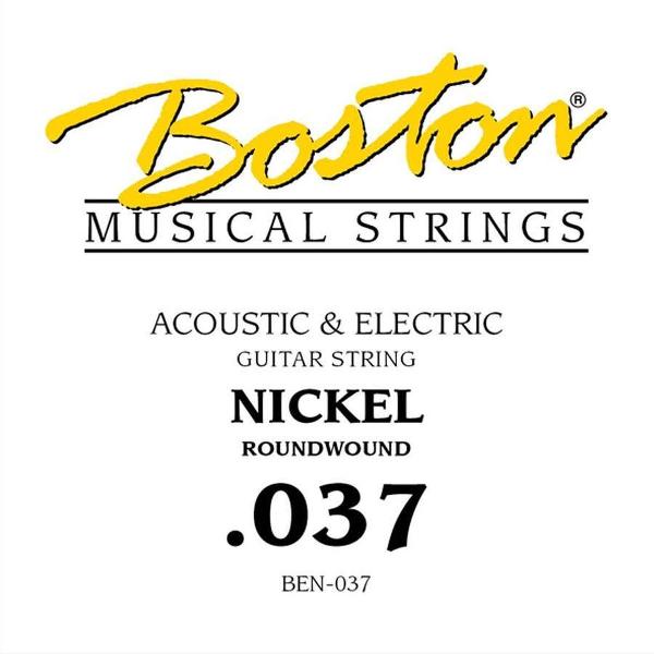 Snaar elektrische/akoestische gitaar Boston BEN-037 Nickel roundwound .037