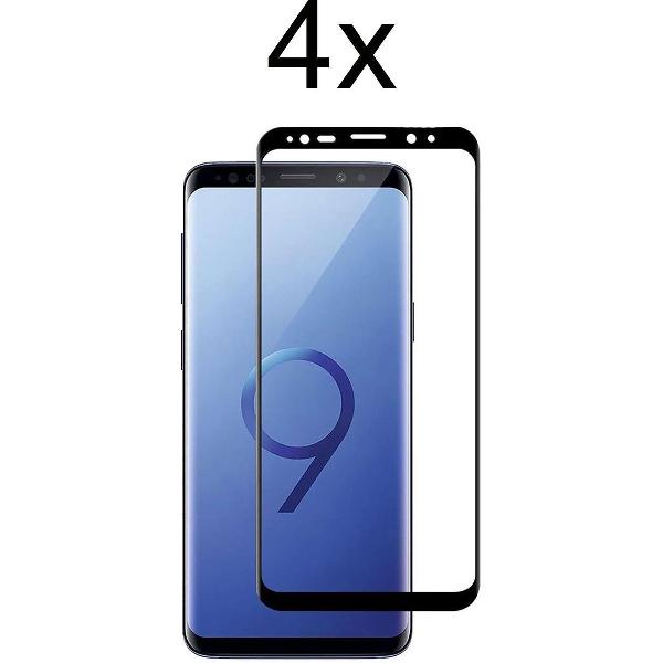 Samsung S9 Screenprotector - Beschermglas Samsung galaxy S9 Screen Protector Glas - Full cover - 4 stuks