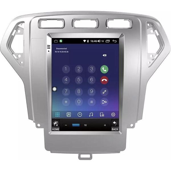Ford Mondeo 2006-2010 Android 9.0 navigatie en multimediasysteem Bluetooth USB WiFi 4+64GB ZILVER