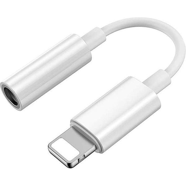 iPhone Aux 3.5 mm jack naar lightning adapter voor Apple Iphone 7/7plus/8/8plus/x/xs/xs max/11/11pro/11pro/12 audio kabel voor muziek luisteren en bellen met Bluetooth Functie