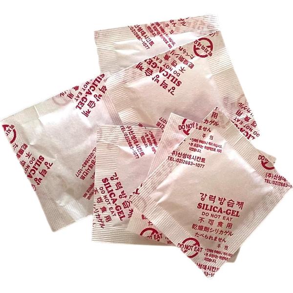 Silica gel zakjes silicagel droogkorrels 100 zakjes