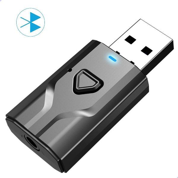 2 In 1 USB Bluetooth Transmitter & Receiver - Zender en Ontvanger - Bluetooth 5.0 - 15 Meter Bereik - bluetooth dongle - Bluetooth Adapter & Receiver