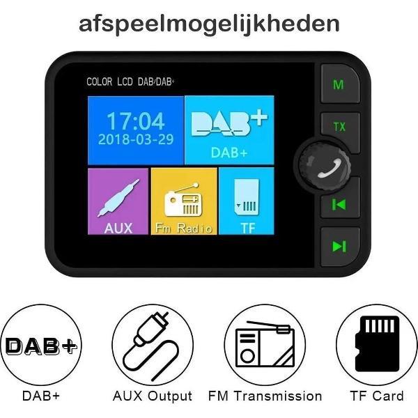 DAB+ Receiver Auto - Digitale Radio - Autoradio - Bluetooth - 2,5