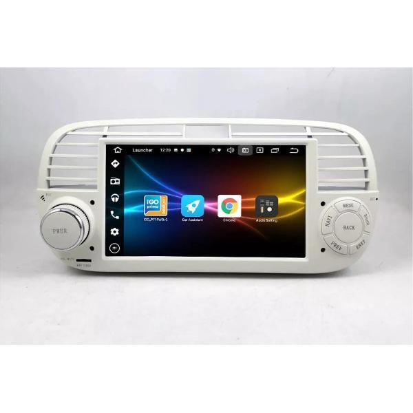 Fiat 500 2007-2015 Android 10 navigatie en multimediasysteem autoradio bluetooth usb wifi 2+32GB WIT