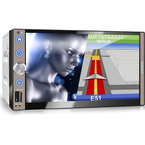 2 Din multimedia navigatie met mirror link 7 inch touch screen