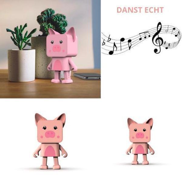 Mobility On Board - Dansende varken speaker - Oplaadbare krachtige speaker - Bluetooth muziekbox - Hippe muziekspeaker voor kinderen en tieners – Perfecte cadeau – Portable speaker dansend varken
