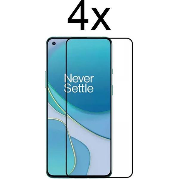 OnePlus 8T screenprotector - Beschermglas OnePlus 8t screen protector - Full cover - 4 stuks