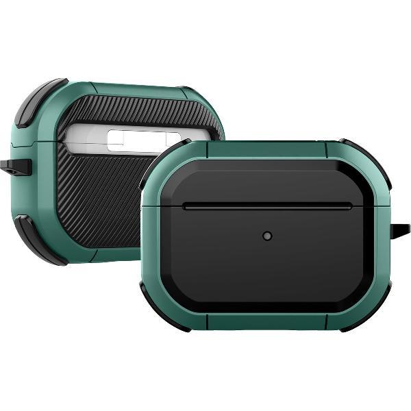 YONO Airpods Pro Hoesje – Armor Hard Case – Groen