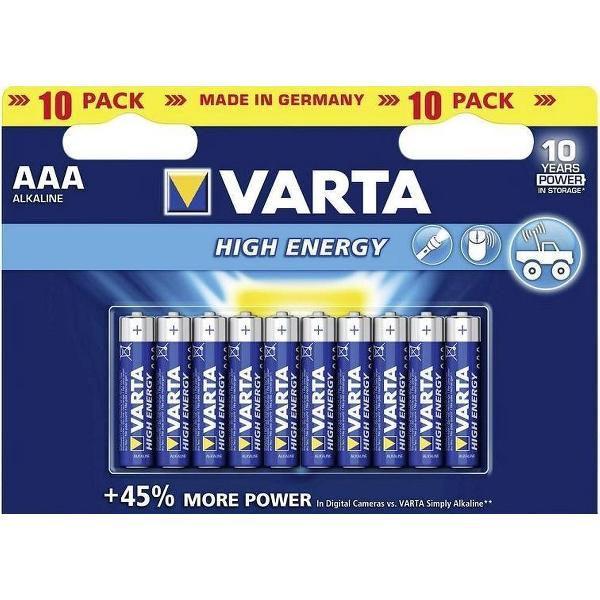Varta High Energy AAA 10-pack