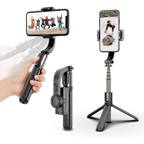 Gimbal stabilizer - Gimbal voor Smartphone - Inclusief Statief En Afstandsbediening - Tripod - Luxe Selfie Stick - Professionele Selfiestick - Bluetooth - Stabilisator Telefoon - IOS & Android