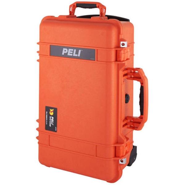 Peli 1510 Waterdichte Camerakoffer Oranje met Foam Interieur