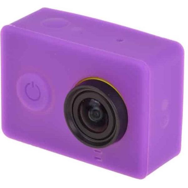 XM03 Siliconengel beschermhoes voor Xiaomi Yi Sport Camera (paars)