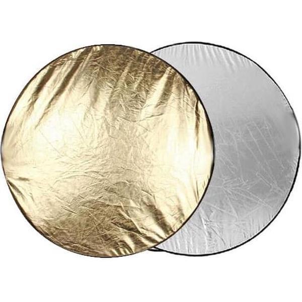 2 in 1 (goud / zilver) opvouwbaar reflectorbord (110cm)