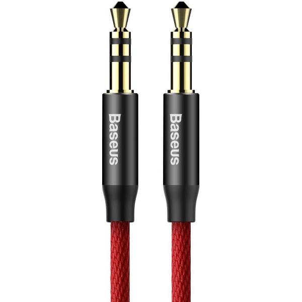 Baseus M30 Audiokabel 1.5 Meter Rood