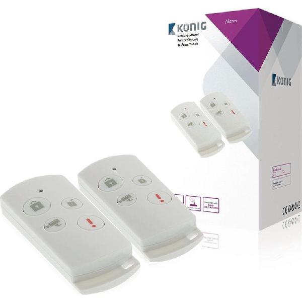 König SAS-CLALRC10 afstandsbediening IR Draadloos Beveiligingssysteem Drukknopen