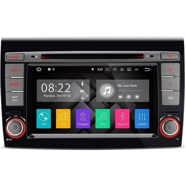 Fiat 7 HD digitaal touchscreen Android 10 Quad-Core 16GB ROM + 2GB RAM Navigatie