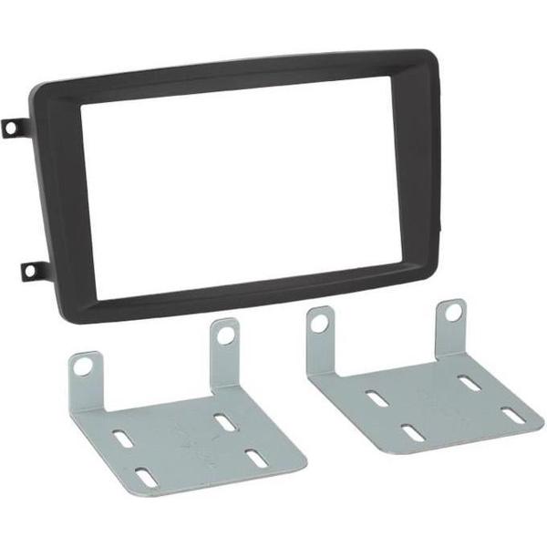 2-DIN paneel Mercedes Benz C-Klasse W203 / CLK C209 / Vito V639 2000-2004 zwart