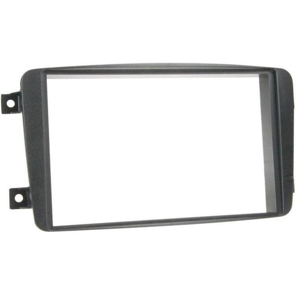 2-DIN Paneel Mercedes C-Klasse / CLK / Vito / Viano Kleur: Zwart