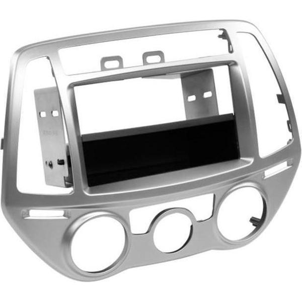 2-DIN paneel met pocket Hyundai i20 silver