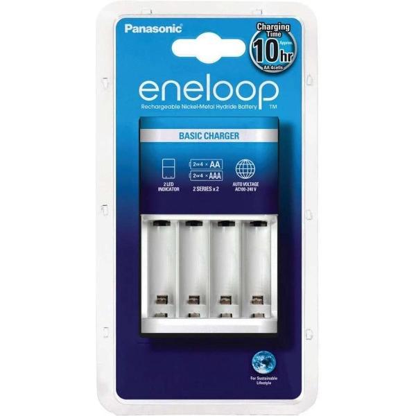 Panasonic Eneloop Basic Oplader voor AA en AAA batterijen
