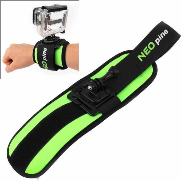 NEOpine GWS-5 Sport Duiken polsband Mount Stabilizer 360 graden rotatie voor GoPro NIEUWE HERO / HERO6 / 5/5 sessie / 4 sessie / 4/3 + / 3/2/1, Xiaoyi en andere actiecamera's (groen)