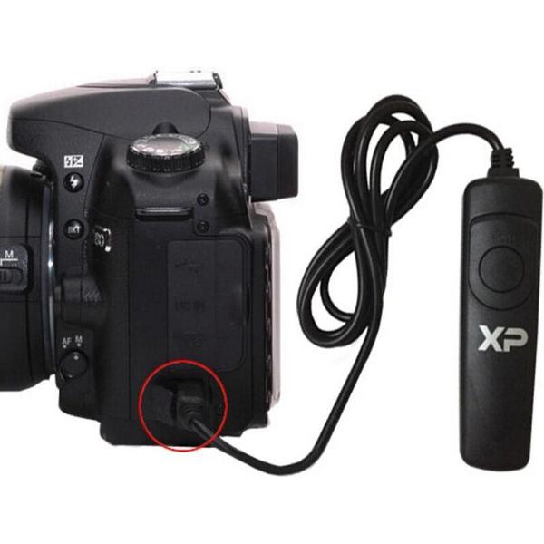 WiseGoods Camera Remote Shutter met Kabel - Afstandsbediening Fotocamera - MC-30 Ontspanknop N1 Kabel Voor Nikon DSLR